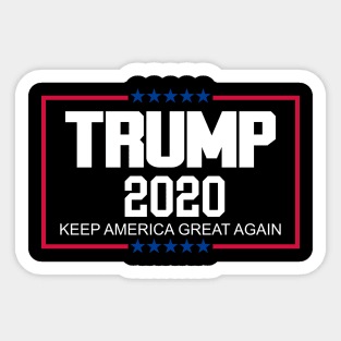 Trump 2020 US President Election Keep America Great T-Shirt Sticker